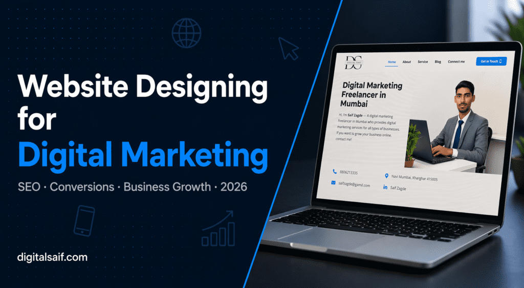 Website Designing for Digital Marketing Services.